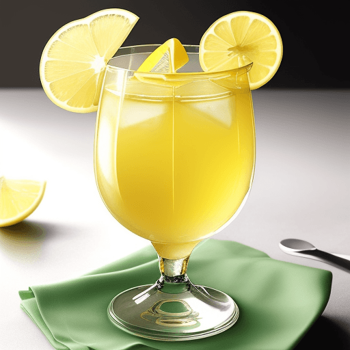 AI generated: 
Attach an attractive image of a limoncello shot in an elegant glass, with fresh lemon slices and ic...