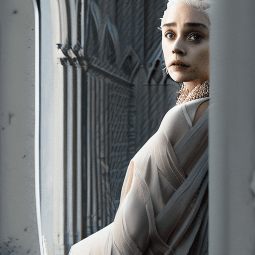 AI generated: 
Daenerys Targaryen 

