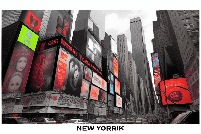 AI generated: new york danger
