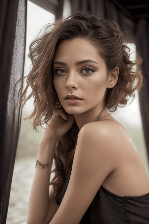 AI generated: (random shot:1. 5), (random angle:1. 5), (Victoria Frances:1 8), gothic, Best Quality, Masterpiece:1...