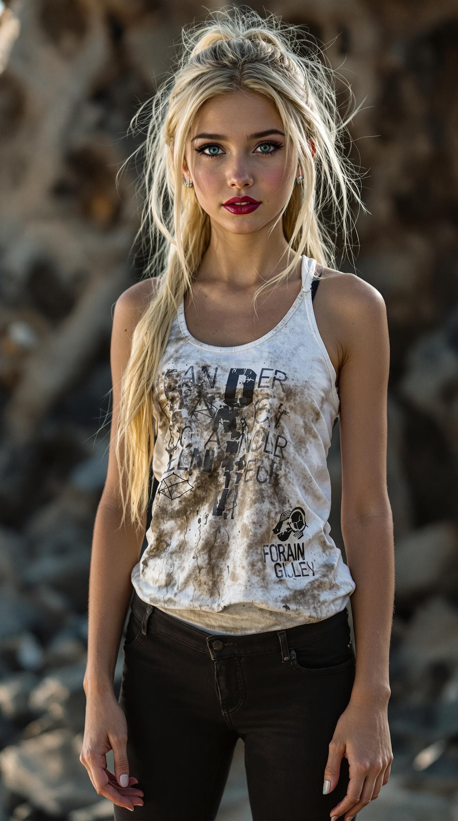 AI generated: a professional photo of a exceptionally beautiful girl in the world (age 11), (eleven year old), hig...