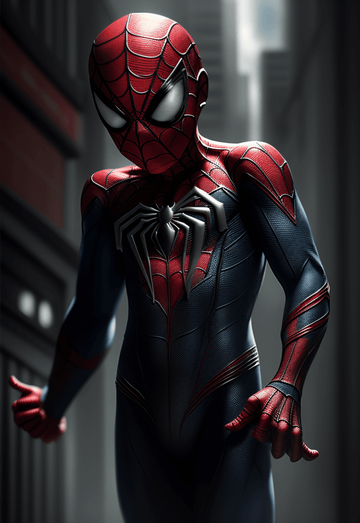 AI generated: baby spiderman, realistic, cinematic