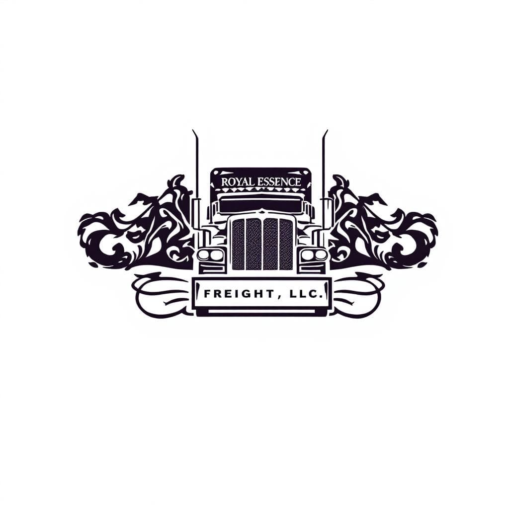 AI generated: I'm seeking a talented designer to create a professional and classy logo for my new trucking busines...