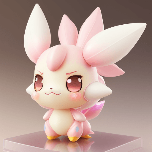 AI generated: ( volumatric lighting , very detail face ,white background) ), 3D model , Nendoroid style, Japanese ...