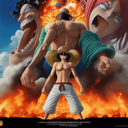 AI generated: Photo of a ONE PIECE movie posters
