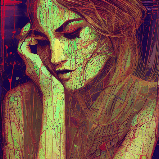 AI generated: a sensuel looking woman sitting in a bar|wearing a fedora and a elegant dress| centered| key visual|...