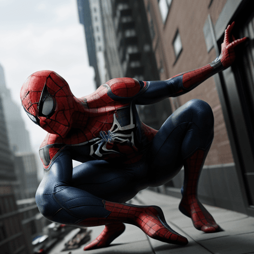 AI generated: Photo of a ultra realistic spiderman murder contest 4k HYPER FOCUSED
