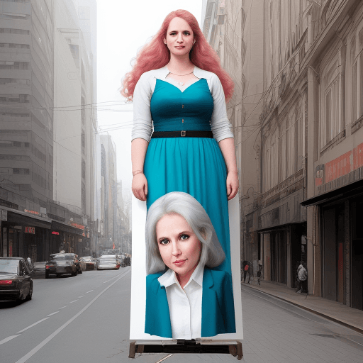 AI generated: Create the image of a 30-year-old woman, 1.70 meters tall.