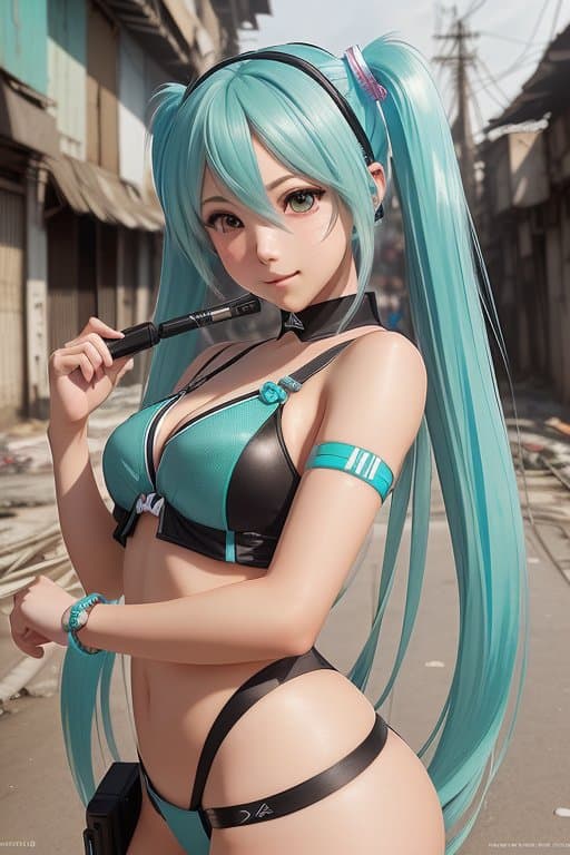 AI generated: award winning professional outdoor cosplay photography, the cutest girl is wearing an authentic cosp...
