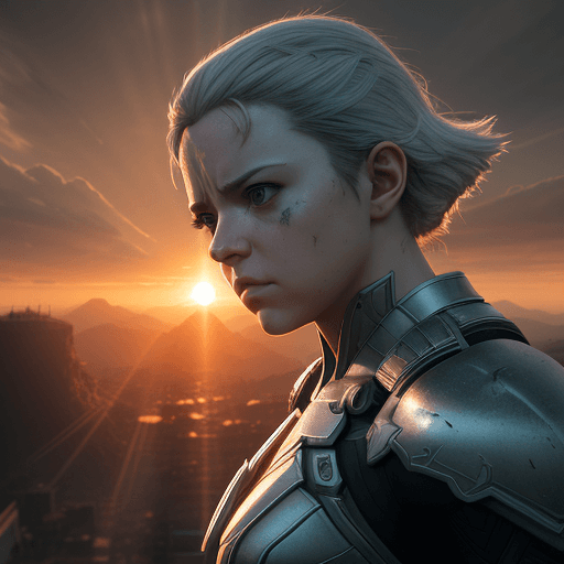 AI generated: Photo of a ultra realistic, blade marvel dramatic light, pale sunrise, cinematic lighting, battered,...