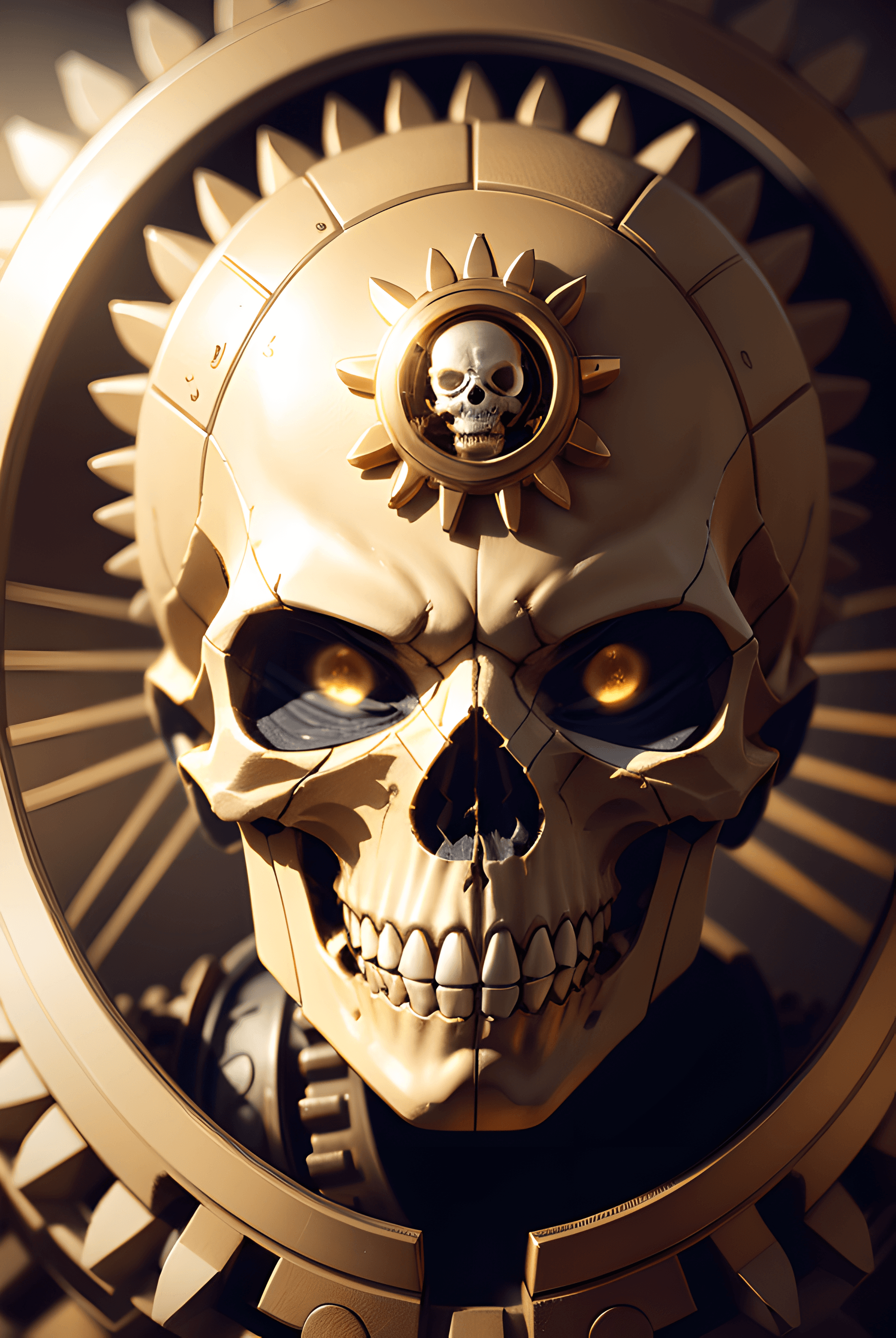 AI generated: 8K, (masterpiece*high detailed*highres), (portrait shot), sharp focus, soft lighting, ((mechanical s...