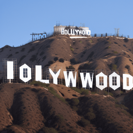 AI generated: HOLLYWOOD sign spelled correctly
