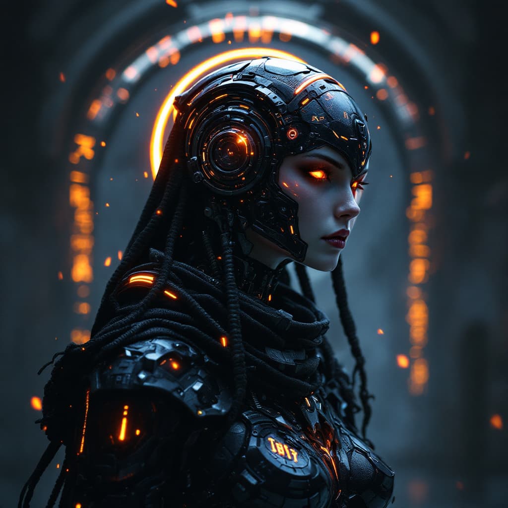AI generated: (hero view:1.5), Gothic style Gothic style 1woman, (full body image with nothing cropped out:1.2) , ...