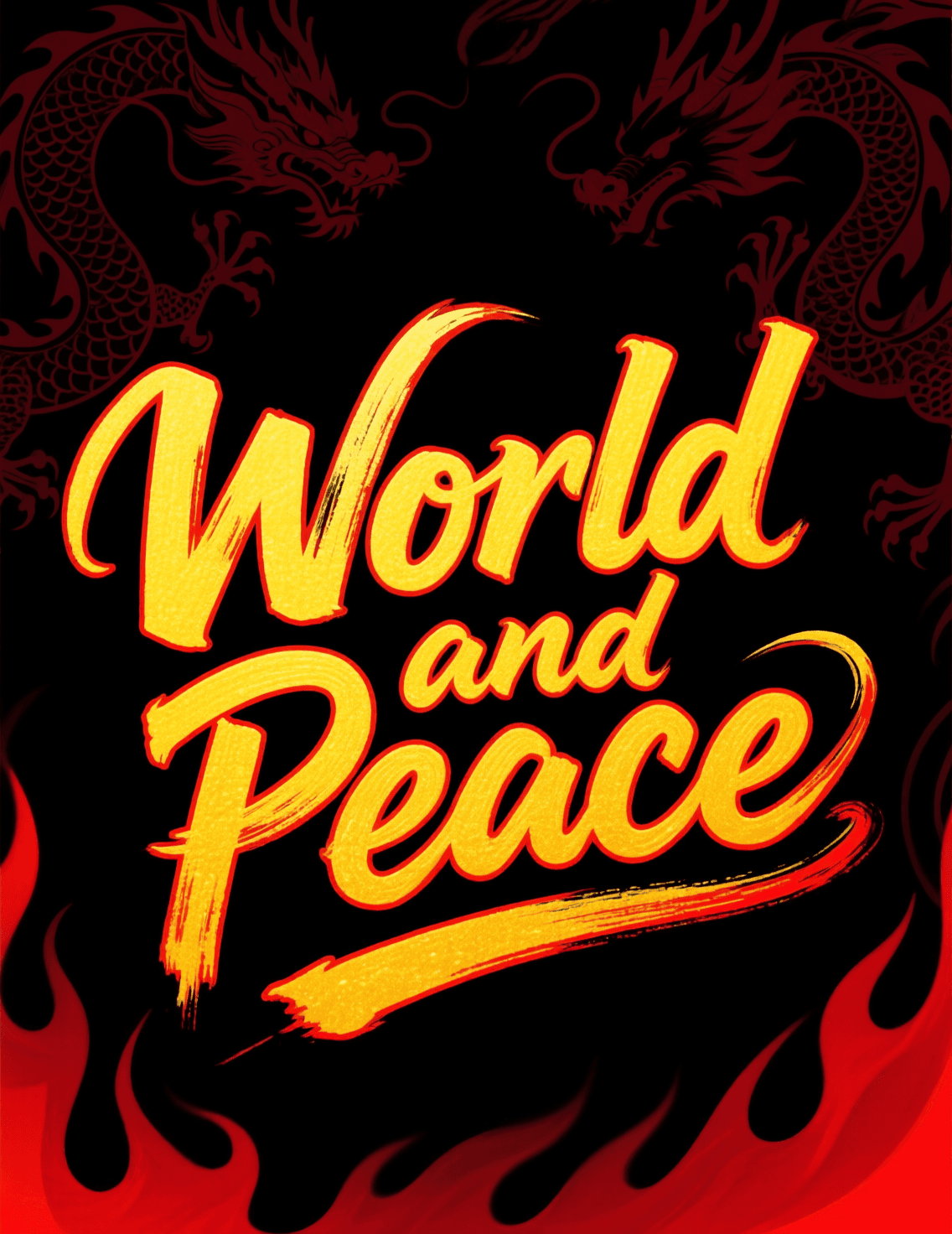 Dragon's Text Poster - Image 1