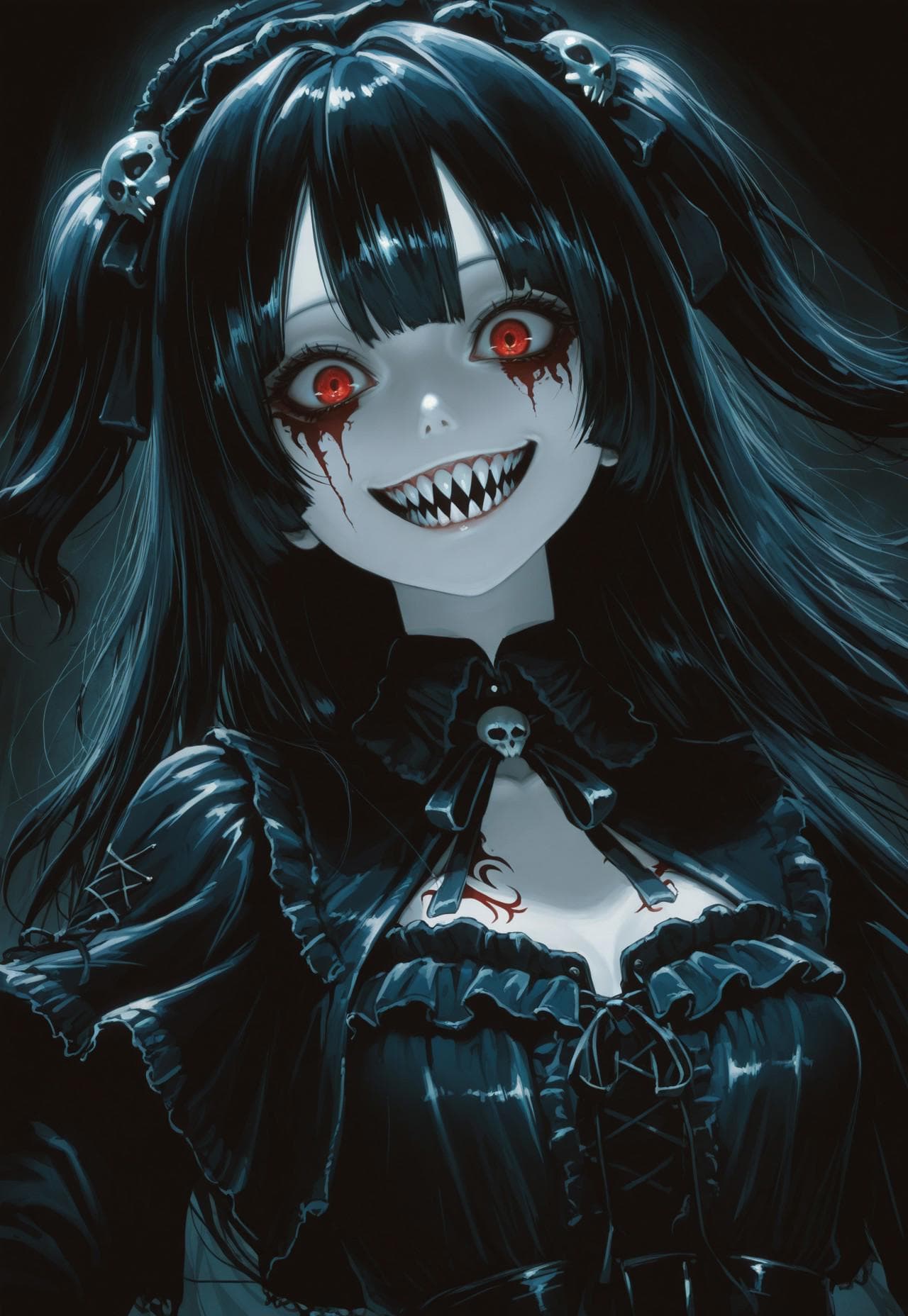 Horror anime style | theme - Image 1