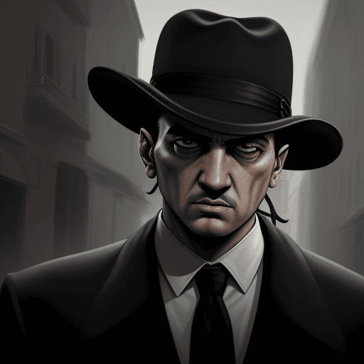 AI generated: Mafia goes hunting with its eyes tied