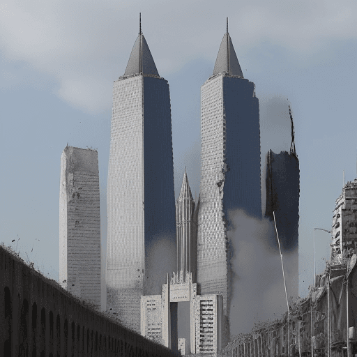 AI generated: muestrame el accidente de las torres gemelas
