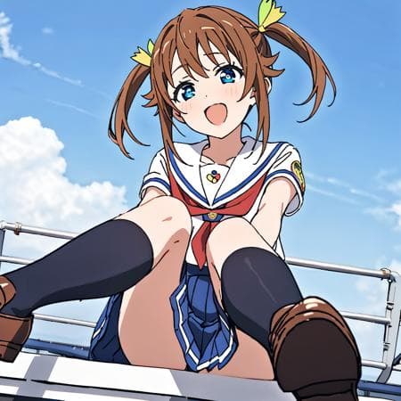 Akeno Misaki 岬明乃 - ハイスクール・フリート High School Fleet