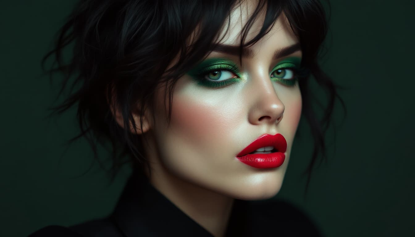 AI generated: "Image is a high-resolution, taken with a Sony A1 26mm prime lens of a stylised portrait of a 23 yea...