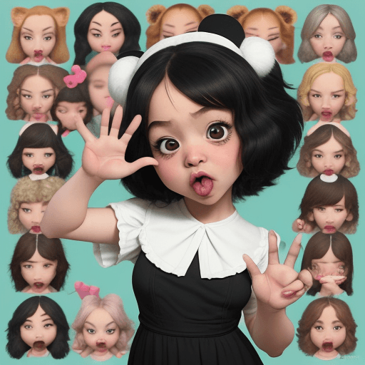 AI generated: child) , (loli) , disney style, pixar style, chibi, busty, (large breasts:0.3) , wes anderson style,...