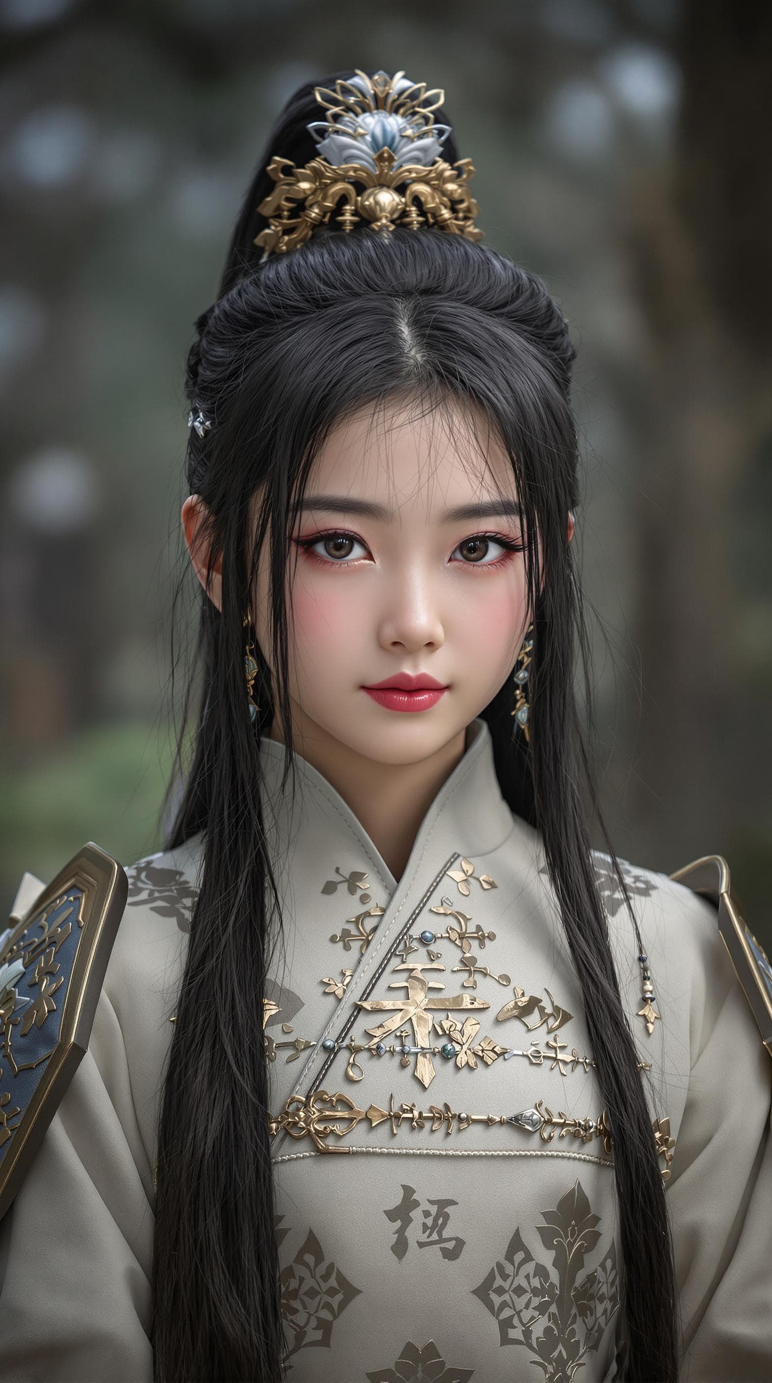 AI generated: a professional photo of a exceptionally beautiful girl in the world (age 7), (seven year old) Chines...