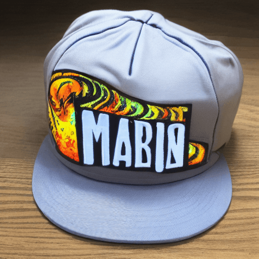 AI generated: gorras con logos de marihuana