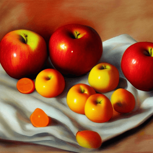AI generated: apples and oranges