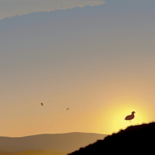 AI generated: Una pluma dorada cae lentamente en un fondo claro y apropiado para una página web sobre gallinas pon...