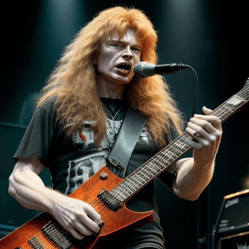 AI generated: Dave Mustaine
