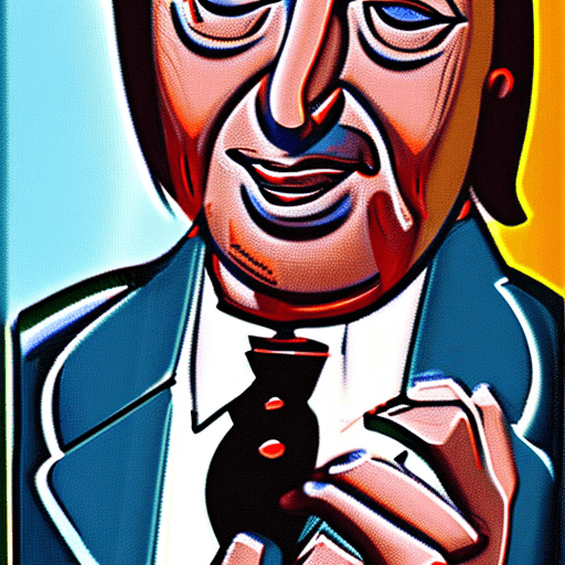 AI generated: Nestor Kirchner, asim style