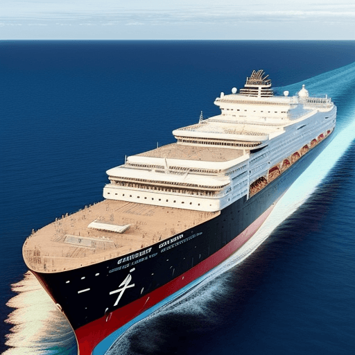 AI generated: big beautiful ship in the ocean with people inside

