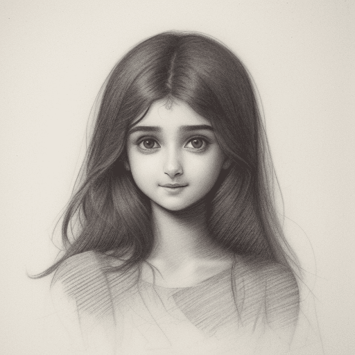 AI generated: graphite pencil drawing by Odilon Redon, sketch portrait, an absolutely gorgeous Alia Bhatt, hint of...