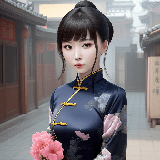 AI generated: build a image of one outstanding 30-year old China woman