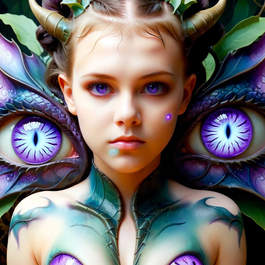 AI generated: Professional photo, Neural network and art, realistic photo, high quality, (((dragon metamorphosis))...