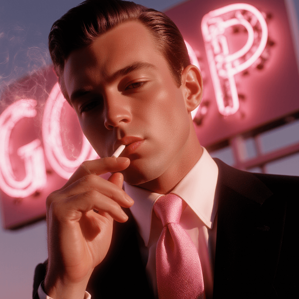 50s Pink Pop Movie - Image 4