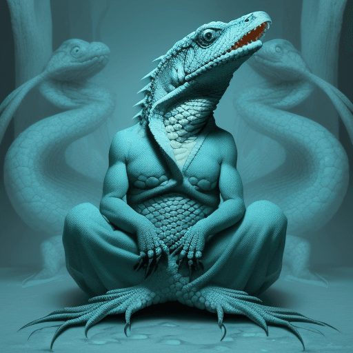 AI generated: calm guys , cold-blooded , cool vibes, hd