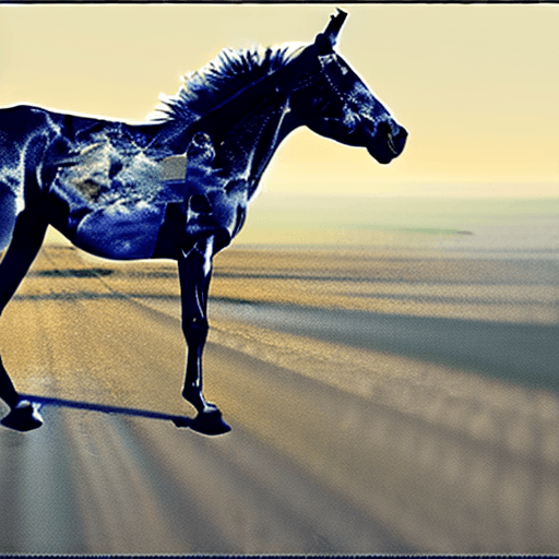 AI generated: This creature stands before us, embodying a magnificence that challenges the limits of nature: the s...