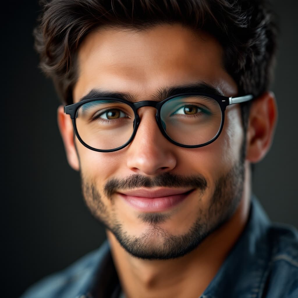 AI generated: Craft a high-resolution portrait of a young adult male exuding a subtle yet unmistakable confidence....