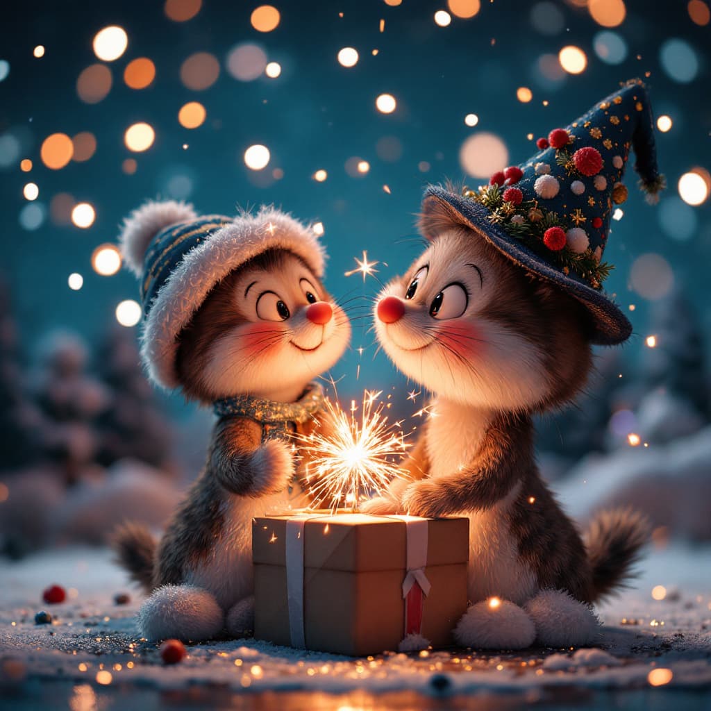AI generated: minios happy new year
