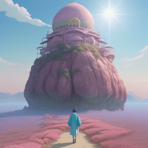 AI generated: hanzawa conan, Muslim young, pastel colors, morning, sunshine, colorful, vivid, dream, detailed rend...