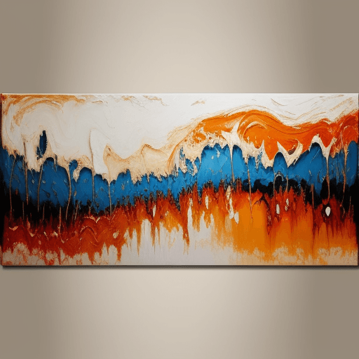 AI generated: Deep Impasto, beautiful large brush strokes, abstract style, 1.222436435