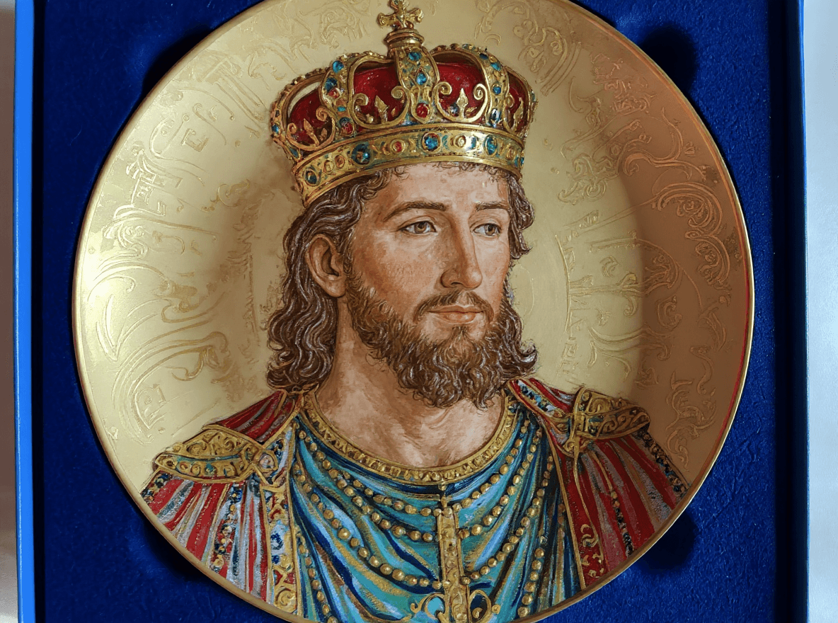 AI generated: david the king

