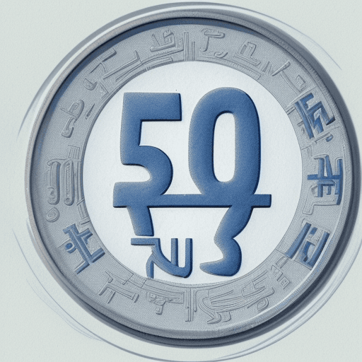 AI generated: 
The sketch of "50K NIS" consists of the number "50" followed by the letter "K" to represent thousan...