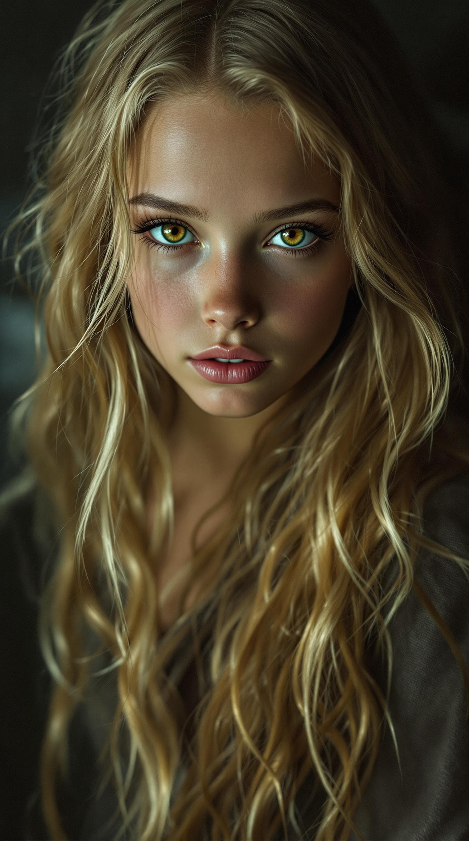 AI generated: a professional photo of a exceptionally of the most beautiful tween girl in the world  with extremel...