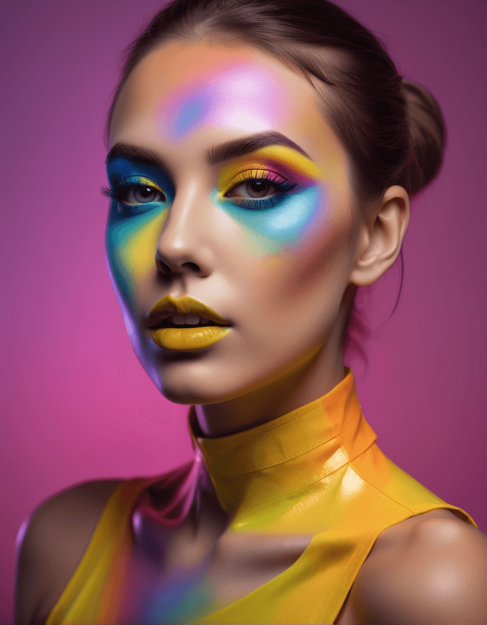 AI generated: color girl, ultra realistic, high quality, 8k