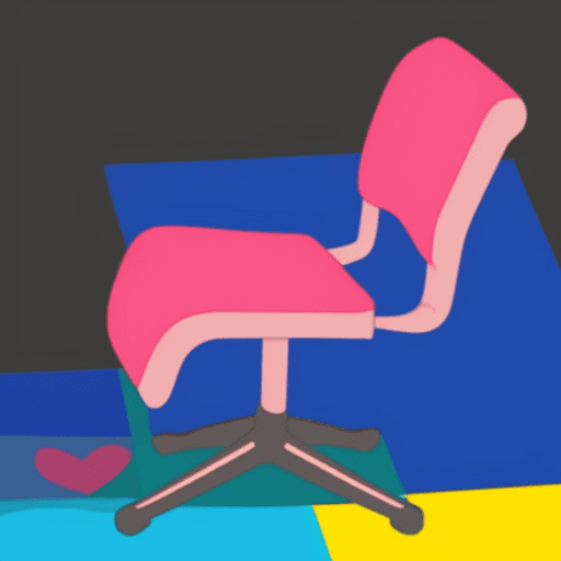 AI generated: Magic, chair, colourful, cartoon
