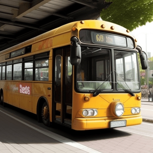 AI generated: bus that looks like a beer bottle

