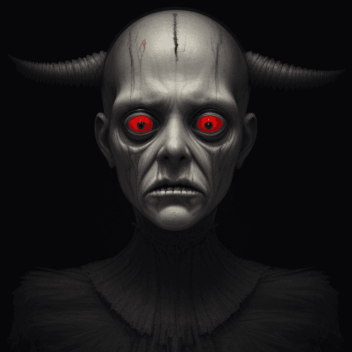 AI generated: disturbing face, haunting, bizarre, uncanny, masters, 8k, nanites, no errors, perfect