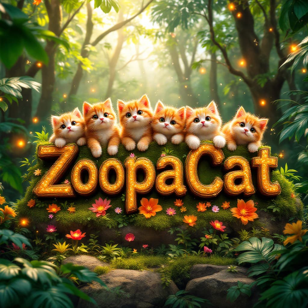 AI generated: Here’s a highly detailed, ultra-realistic 16K UHD AI prompt for your ZoopaCat YouTube banner, ensuri...