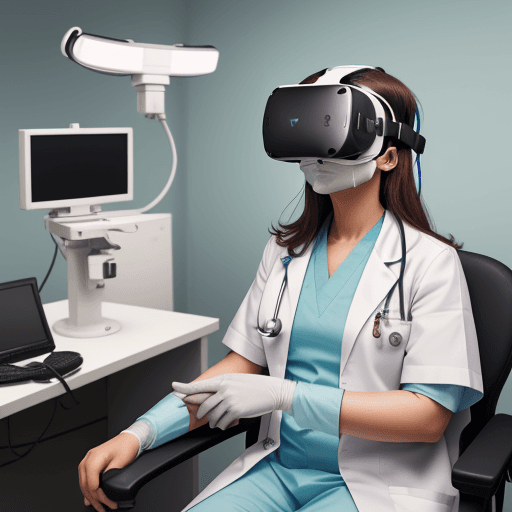 AI generated: doctors using VR for surgery